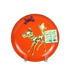 Disney Matsuya Bambi Plate Butterfly Collector Plate Wall Art Japan Movie Depart